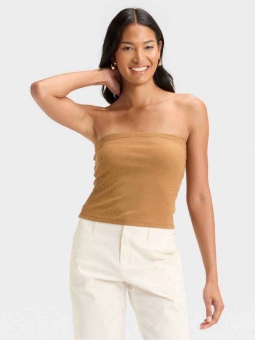 Tan Tube Tops S